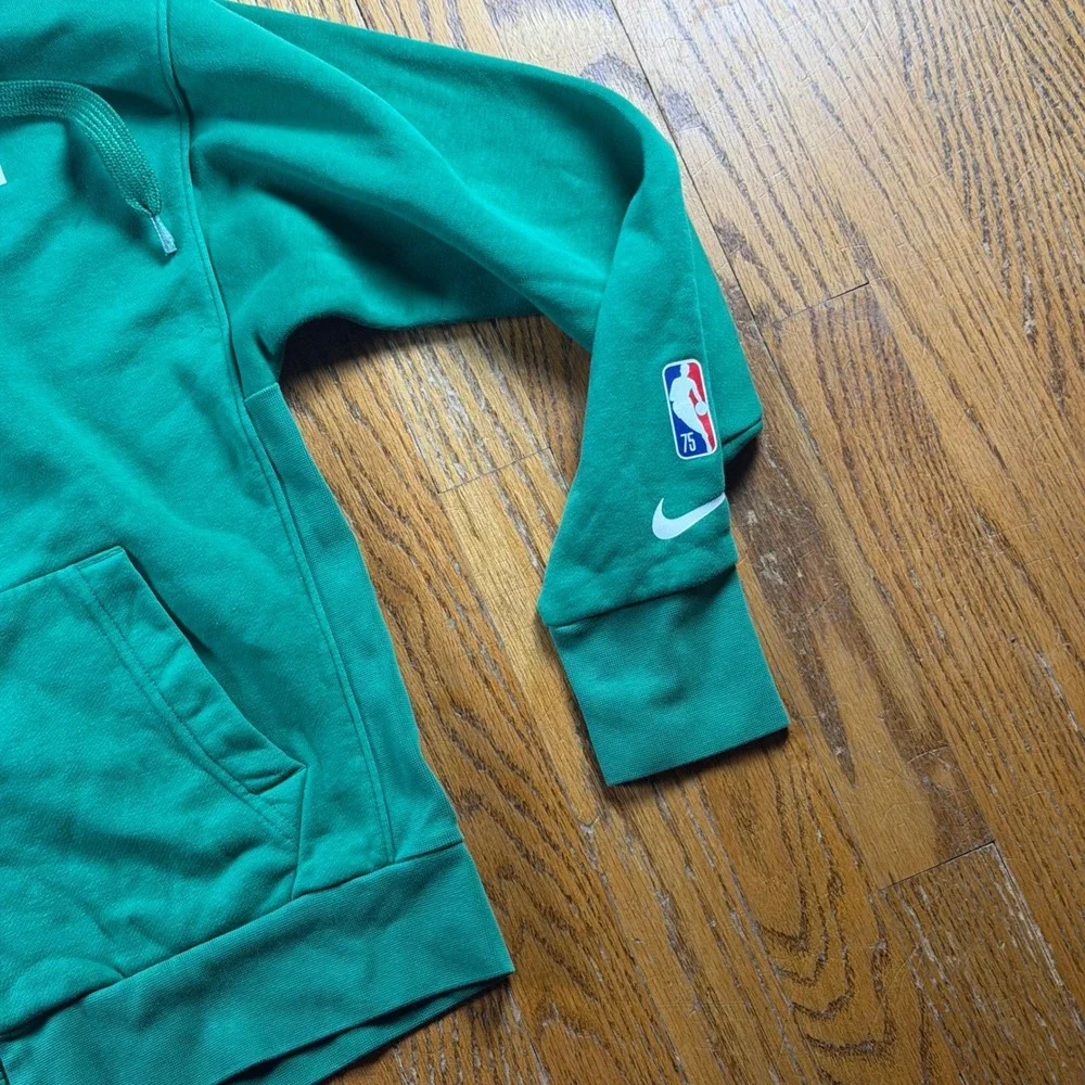 Nike Boston Celtics NBA 75th Anniversary Full Zip Hoodie Sweater Green Mens XS